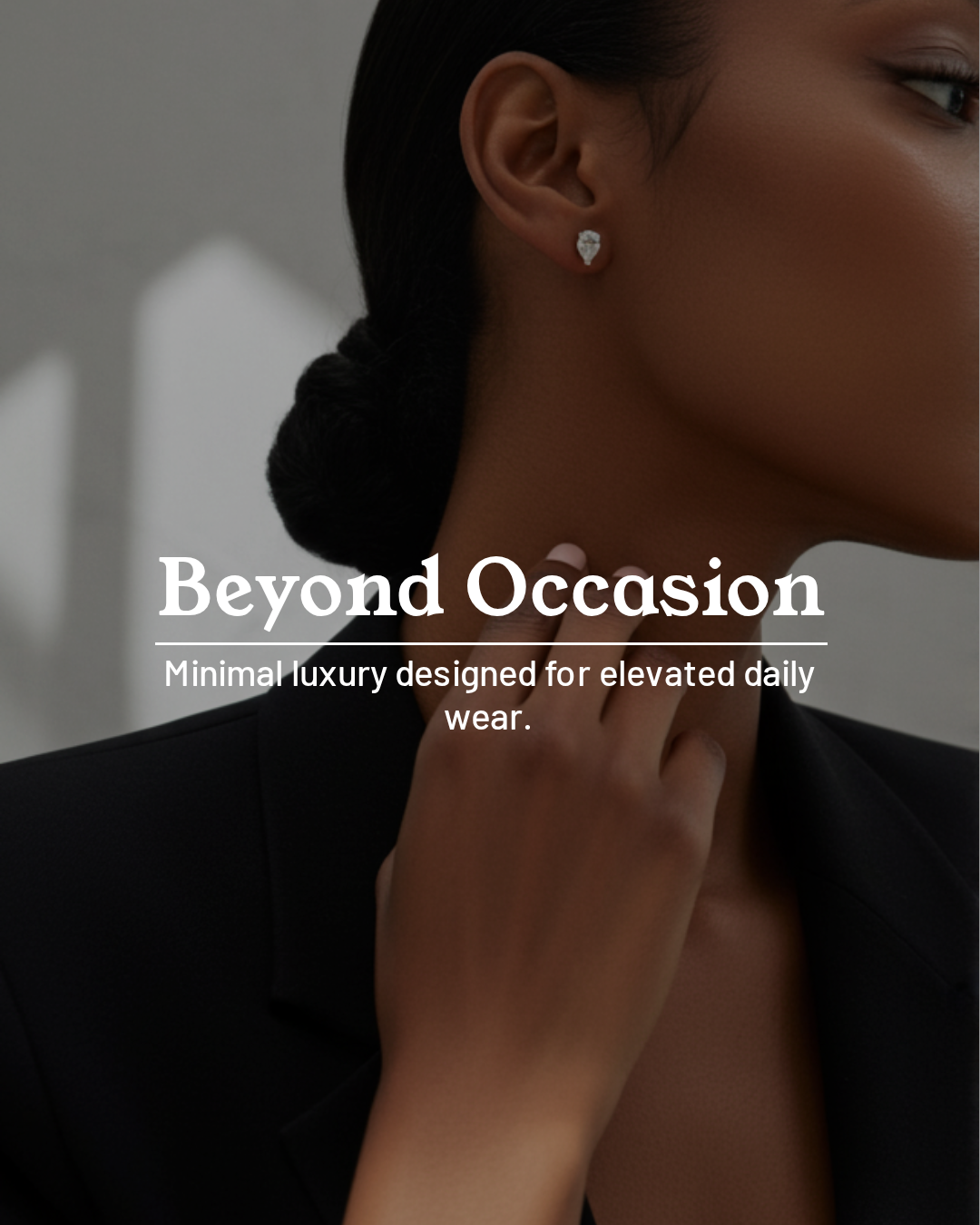 💖 Diamond Halo Heart Stud Earrings with Luminous Inlay